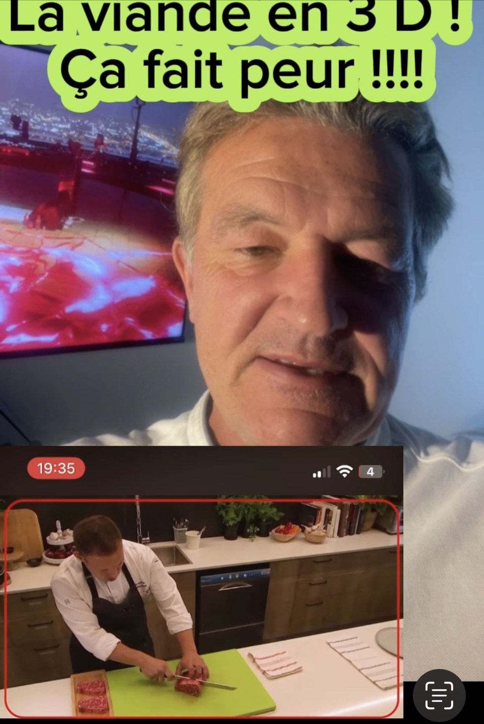 La viande en 3 D : Attention vos assiettes!